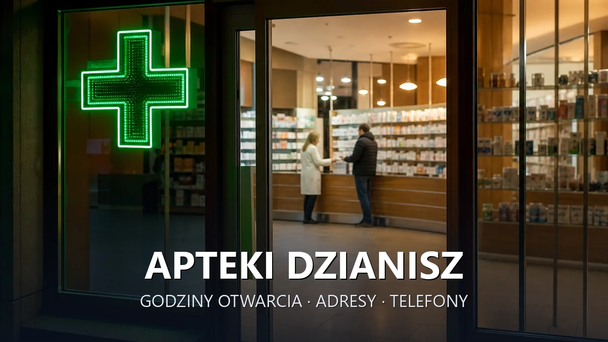 Apteki Dzianisz, gmina Kościelisko, powiat tatrzański - adresy, telefony, godziny otwarcia