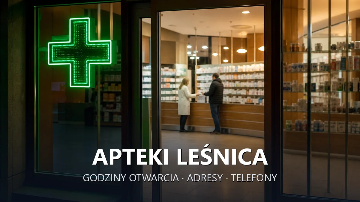 Apteki Leśnica, gmina Bukowina Tatrzańska, powiat tatrzański - adresy, telefony, godziny otwarcia
