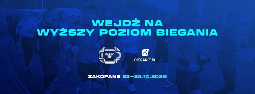 Grafika promocyjna wydarzenia Biegowe 360° Zakopane 2026
