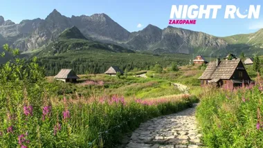 Grafika promocyjna wydarzenia Night Run Zakopane 2026 – nocny bieg w sercu Tatr