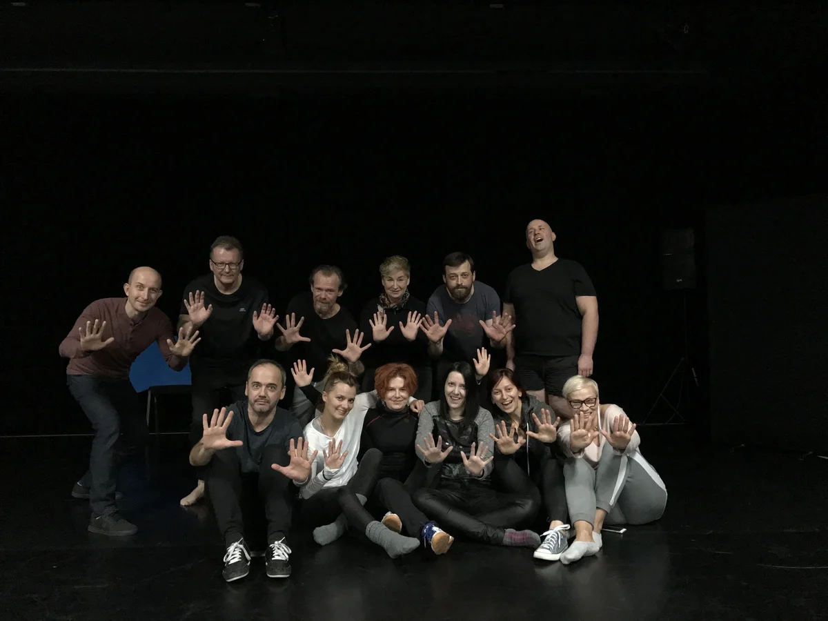 Grafika promocyjna wydarzenia Dotyk i dźwięk. Warsztaty teatralne