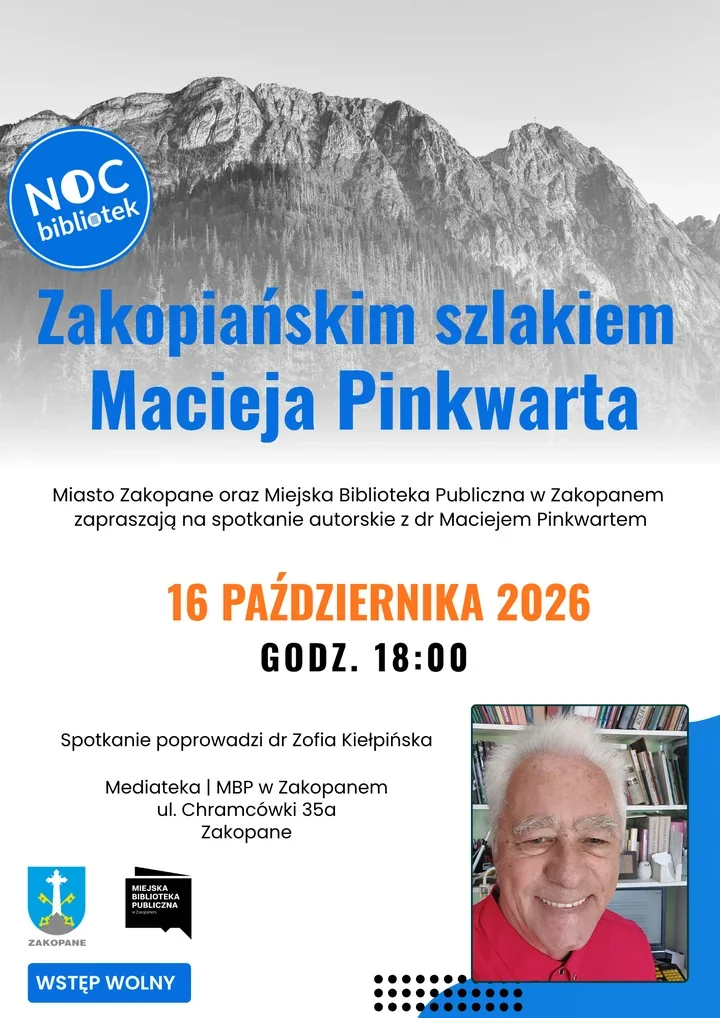 Zakopiański szlak Macieja Pinkwarta prowadzi do Mediateki