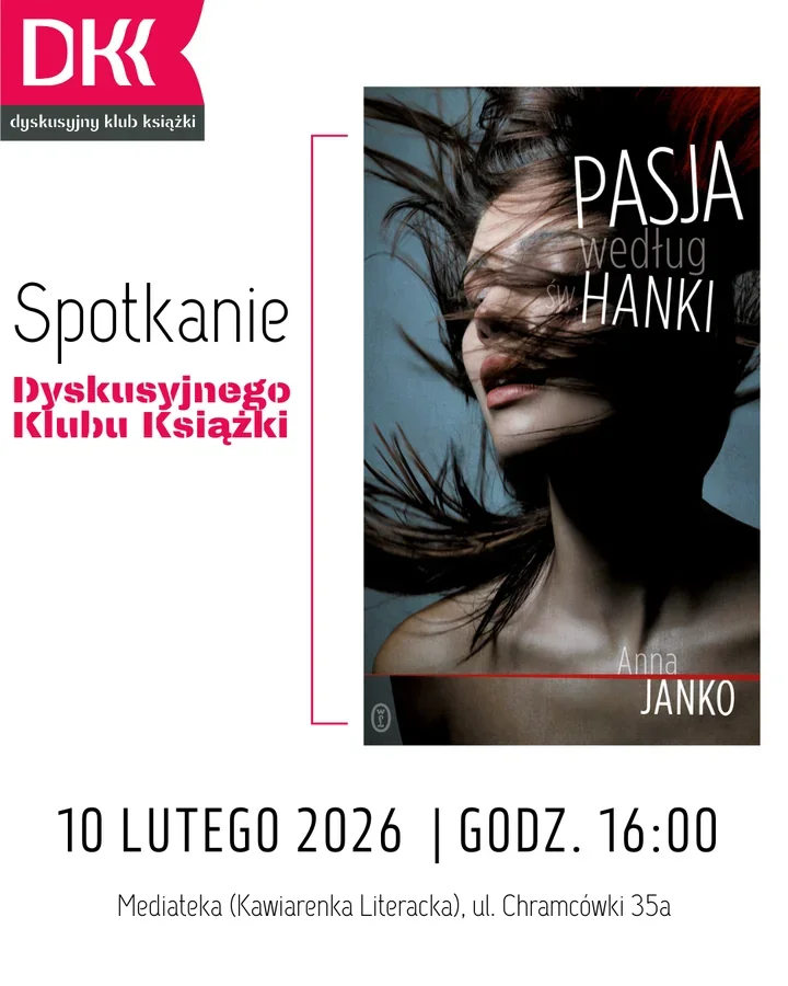 W Mediatece - rozmowy o namiętności na lutowym Dyskusyjnym Klubie Książki