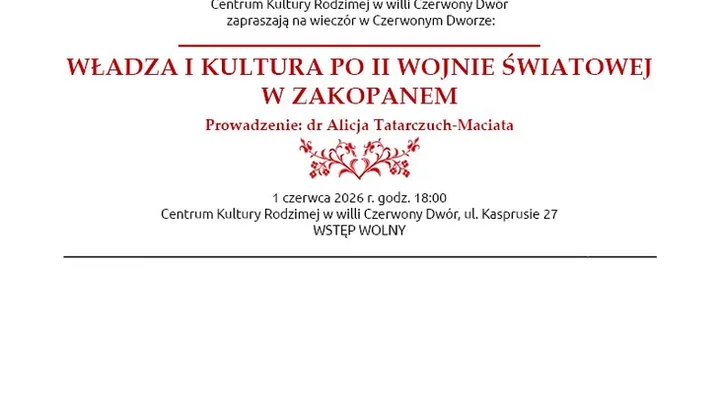 W Zakopanem opowiedzą, jak kultura negocjowała z władzą po wojnie