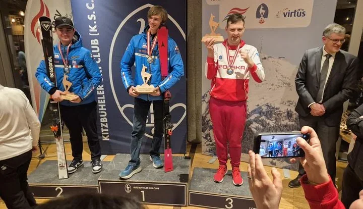 Małopolscy narciarze przywożą medale z trudnej trasy w Kitzbühel