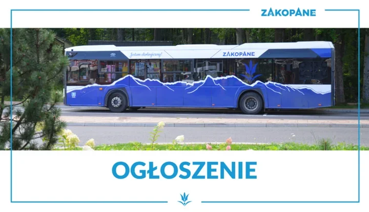 Nowy rozkład autobusów w Zakopanem. Zmieniają się tylko godziny odjazdów