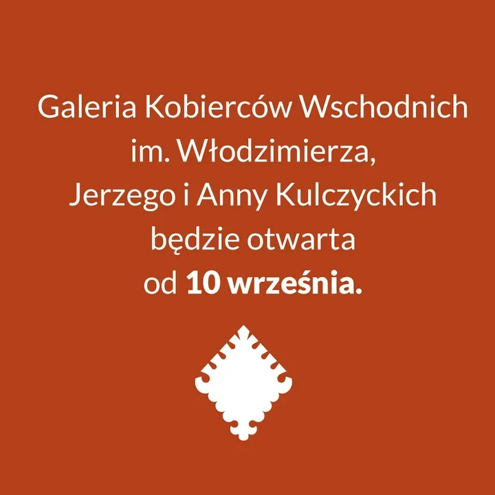 Galeria Kobierców Wschodnich im. Włodzimierza, Jerzego i Anny Kulczyckich znów otwarta