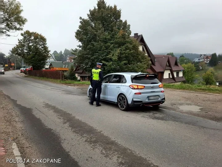 Poranny patrol w Poroninie zatrzymał kierującą po alkoholu