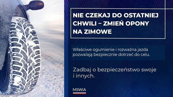 Opony zimowe to nie wszystko. KPP Zakopane wskazuje, co sprawdzić