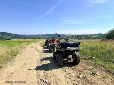 19 quadów pod lupą policji w Zakopanem. Kontrole objęły Bachledzki Wierch