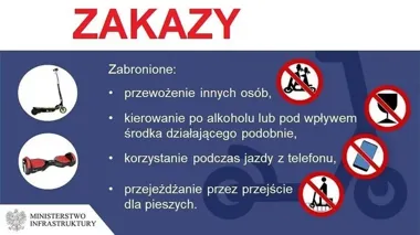 Ponad 2 promile na hulajnodze. 37-latek dostał 2500 zł mandatu