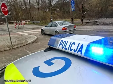 Trzeci pijany kierowca wpadł przed południem na zakopiańskiej ulicy