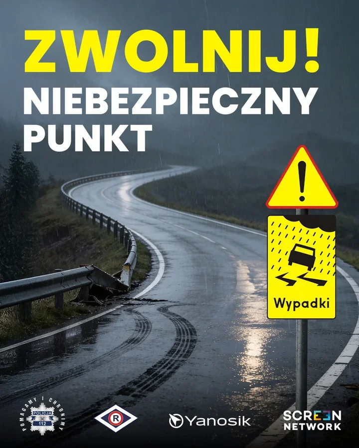 Kierowcy w Zakopanem usłyszą ostrzeżenia przed groźnymi punktami