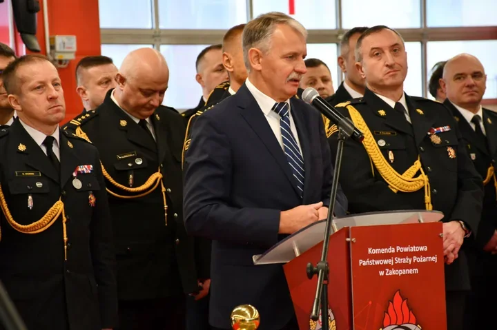 Pożegnanie komendanta PSP – zakończenie służby Grzegorza Worwy w Zakopanem