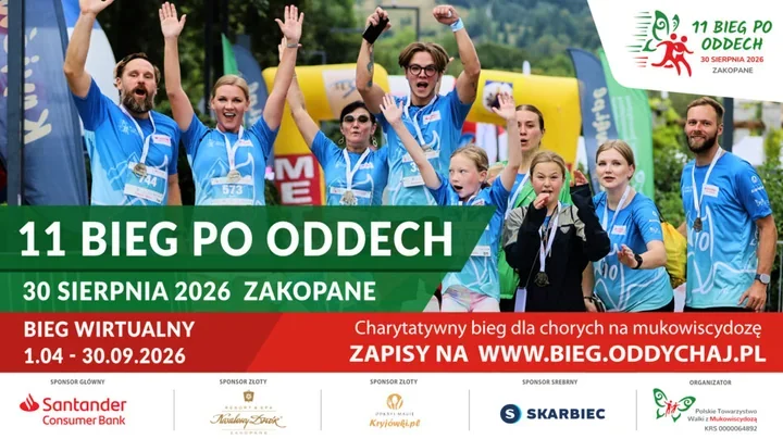 Bieg po Oddech wraca do Zakopanego, a stawką znów będzie zdrowie