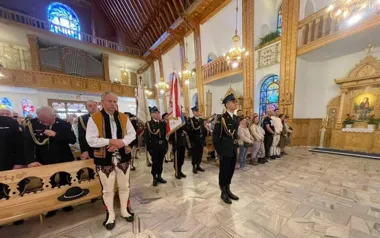 Strażacy z powiatu spotkali się na Krzeptówkach przed dniem św. Floriana