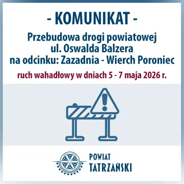 Na Oswalda Balzera ruszają roboty. Kierowcy pojadą wahadłem